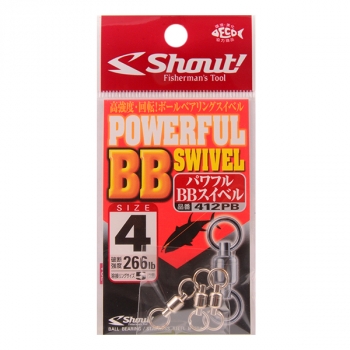 Вертлюг на подшипнике Shout Powerful BB Swivel (412 PB) №4