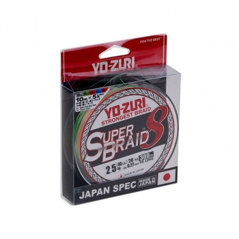 Шнур PE Yo-Zuri SUPER Braid X8 #5 (300м ) Multicolor