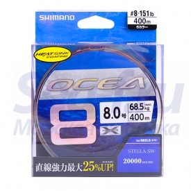 Плетеный шнур Shimano Ocea 8 X-Filament #8 400м