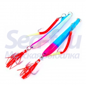 Пилькер Bottom Strike BiColor Pilk 1000гр (Fl.Blue-Fl.Pink/Glow)