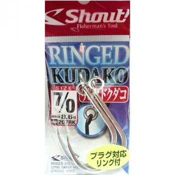 Крючки SHOUT Kudako Ringed 7/0
