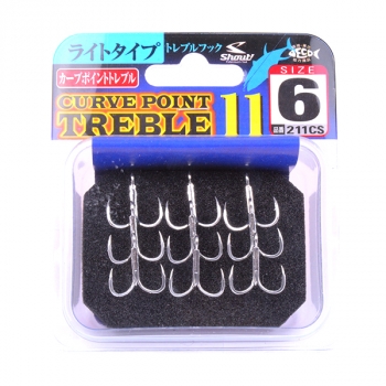 Тройник Shout Curve Point Treble 11 №6 (211CS)
