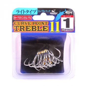 Тройники Shout Curve Point Treble 11 №1 (211CS)