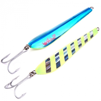 Пилькер Viking Jig светящийся 400гр (02 Silver Blue Lumo)