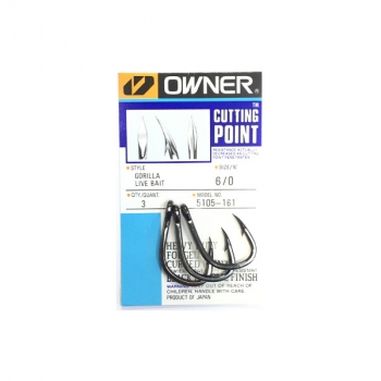 Крючок Owner Gorilla Live Bait 5105 6/0