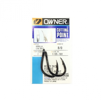Крючок Owner Gorilla Live Bait 5105 8/0