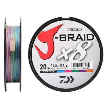 Плетёный шнур Daiwa J-Braid X8 0.51mm