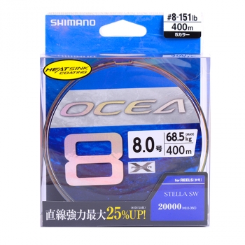 Плетеный шнур Shimano Ocea 8 X-Filament #8 400м