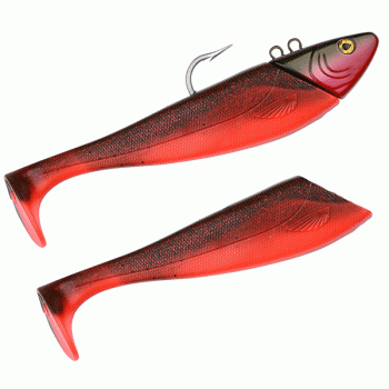 Spro Salty Beast Mega Jig Shad 470гр  Red Fish