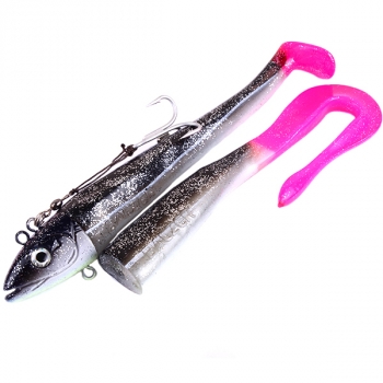 Джигголовка Balzer Adrenalin Arctic EEL 400гр Black Silver/Pink